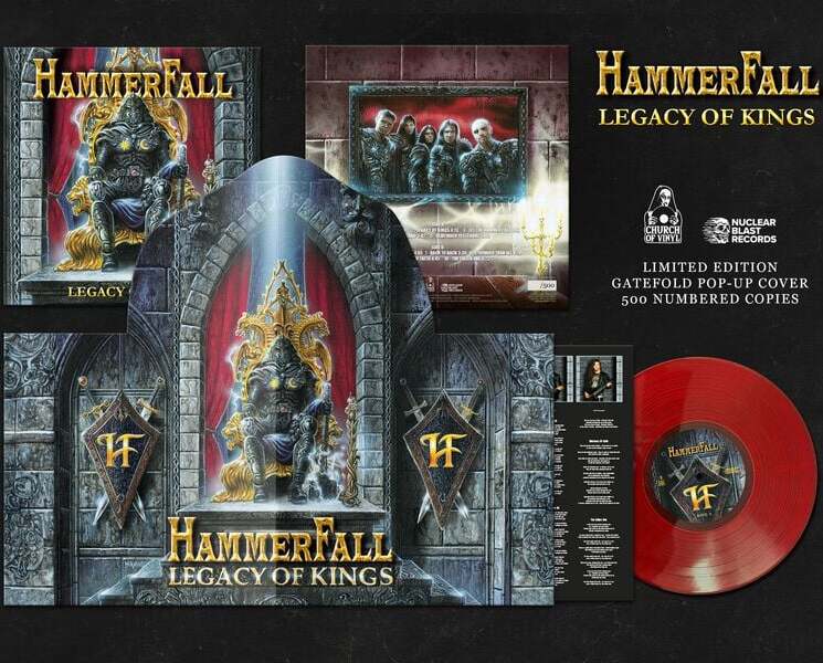 HammerFall Legacy Of Kings LP standard
