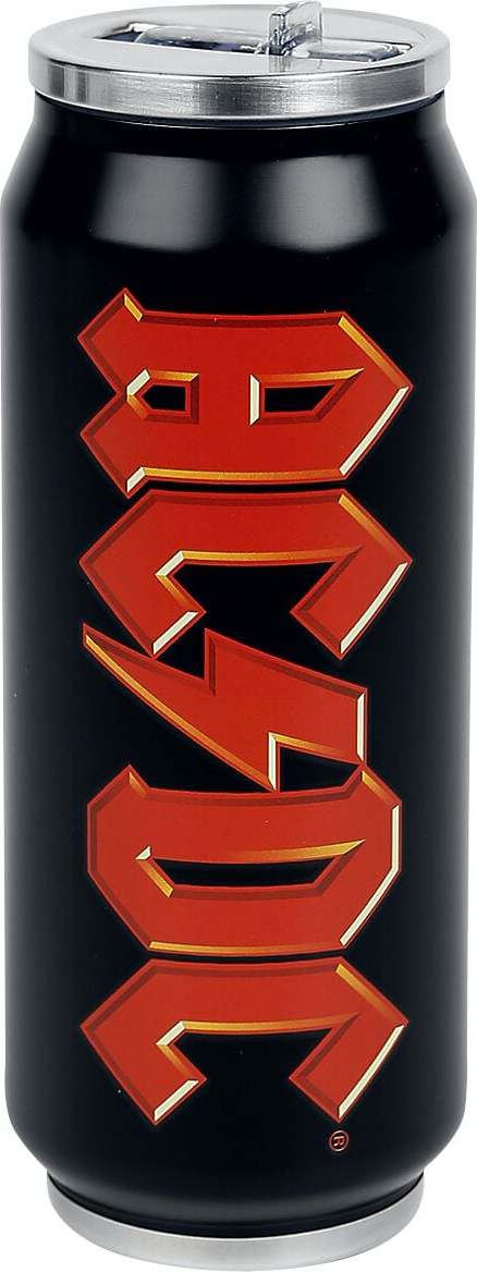 AC/DC Trinkflasche in Dosenform láhev vícebarevný