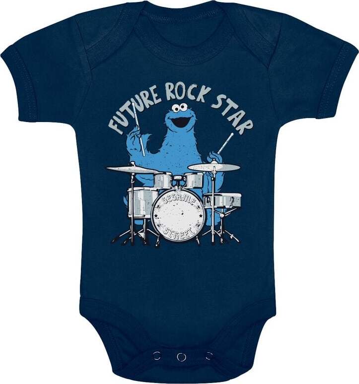 Sesame Street Krümelmonster - Future Rock Star body námořnická modrá