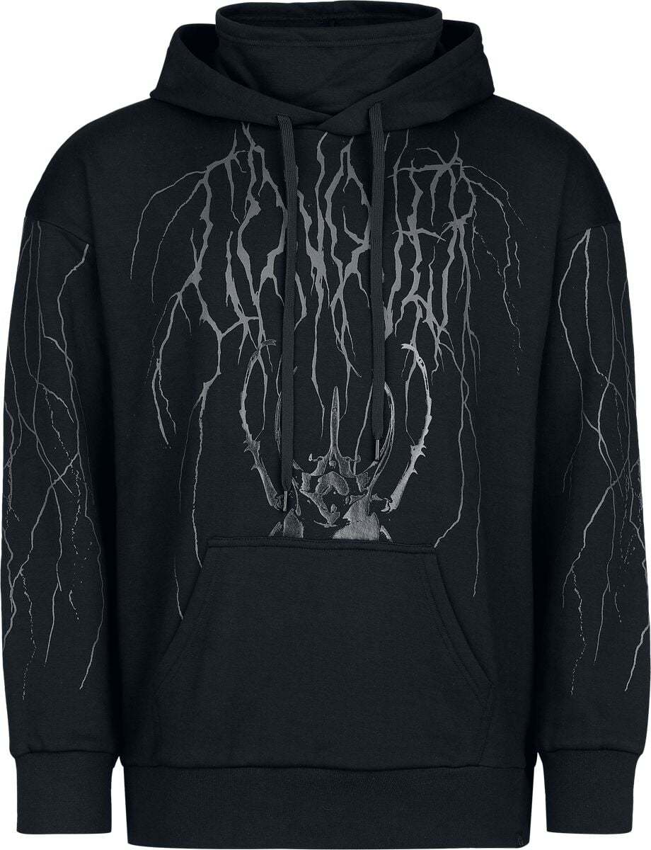 KIHILIST by KILLSTAR Deadvault Hoodie Mikina s kapucí černá