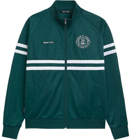 Unfair Athletics DMWU Tracktop Petrolium Tepláková bunda zelená