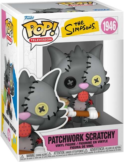 Die Simpsons Vinylová figurka č.1946 Scratchy Patchwork Sberatelská postava standard