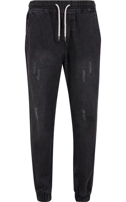 Urban Classics Denimové kalhoty Džíny černá