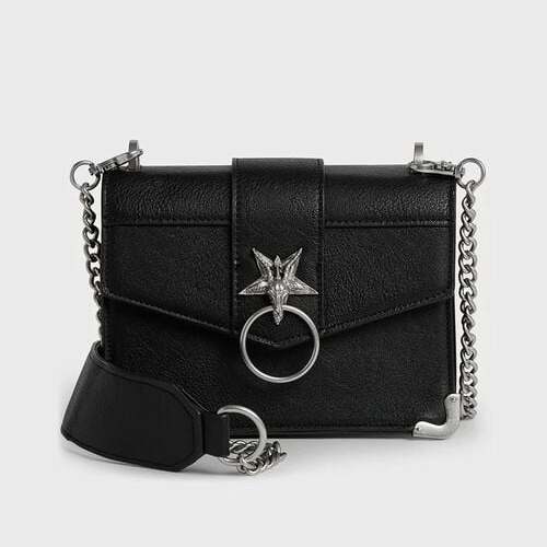 Killstar Fire Me Up Bag Kabelka černá