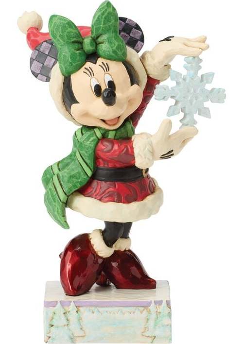 Mickey & Minnie Mouse Snow Unique (Minnie with Snowflake) Sberatelská postava vícebarevný
