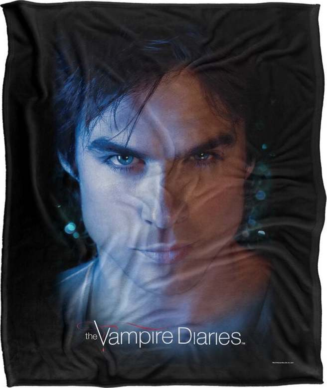 The Vampire Diaries Damon Salvatore Flísová deka vícebarevný