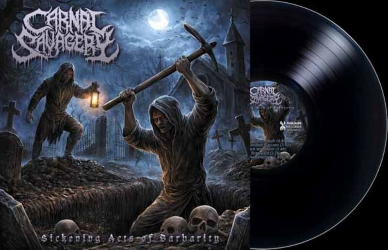 Carnal Savagery Sickening acts of barbarity LP standard