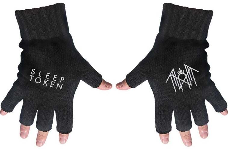 Sleep Token Logo & Sigil rukavice bez prstů černá