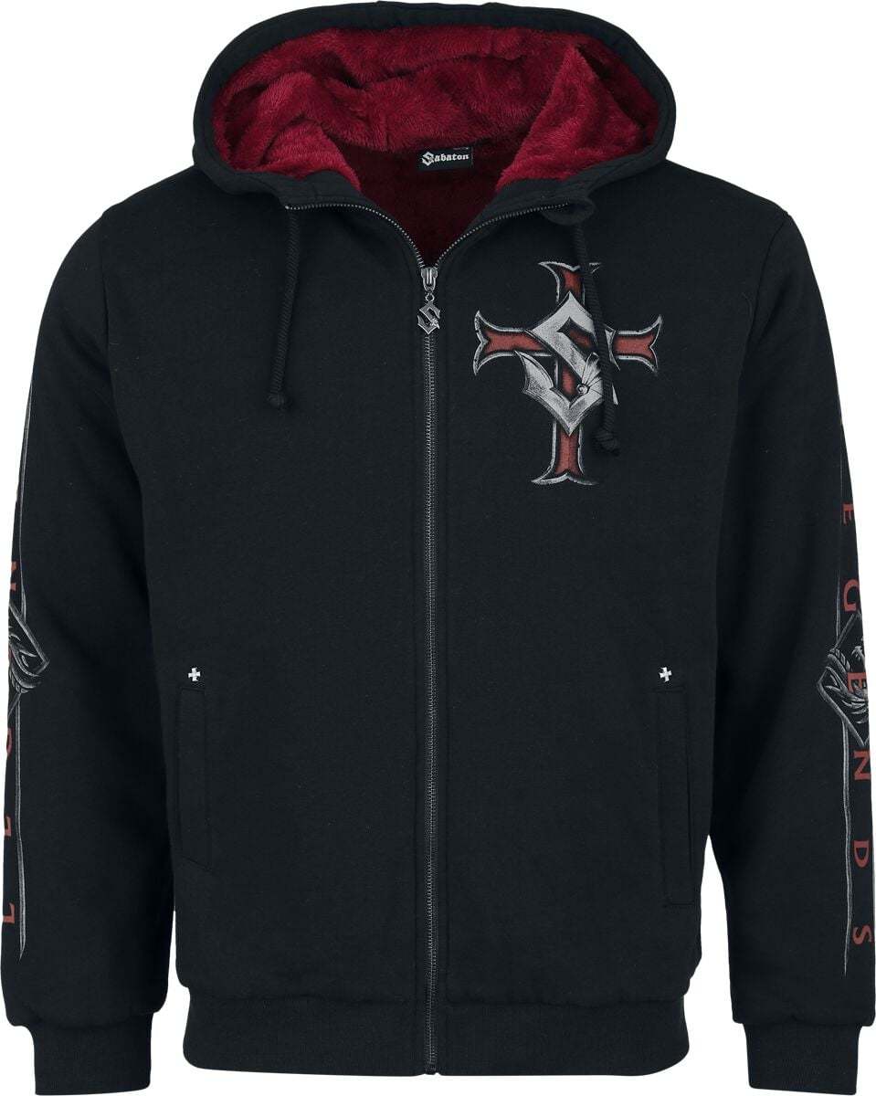 Sabaton EMP Signature Collection Mikina s kapucí na zip černá
