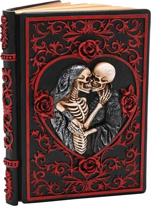 Mystic Legends Gothic Rose And Skeleton - 3D Notebook Notes vícebarevný