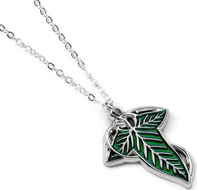Pán prstenů Lorien Leaf Náhrdelník - řetízek stríbrná
