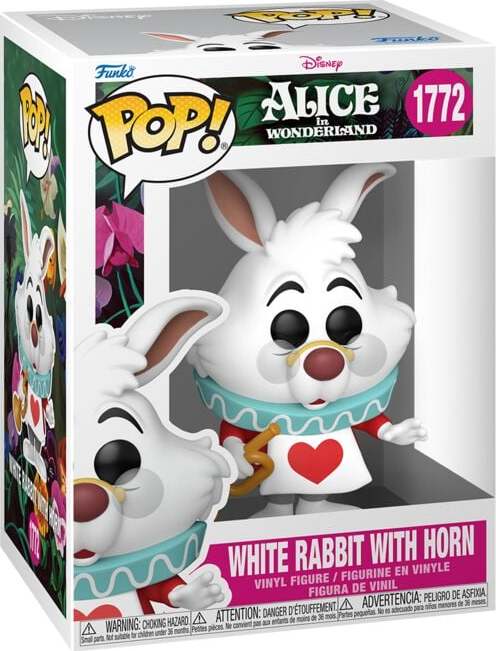 Alice in Wonderland Vinylová figurka č.1772 White Rabbit with horn Sberatelská postava standard