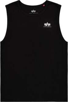 Alpha Industries Tílko s potiskem na zádech Tank top černá