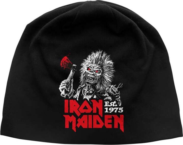 Iron Maiden Run For Your Lives Beanie čepice černá