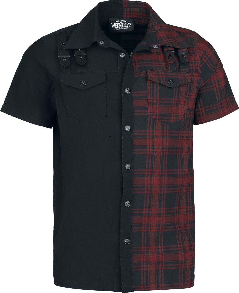 Killstar Exklusive Tartan Collection – Daze Button Up Shirt Košile vícebarevný