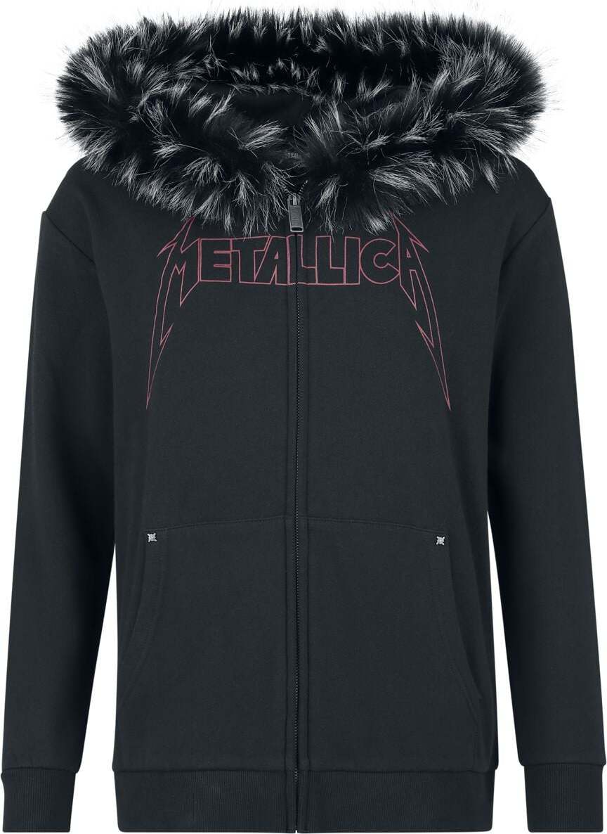 Metallica EMP Signature Collection Dámská mikina s kapucí na zip černá