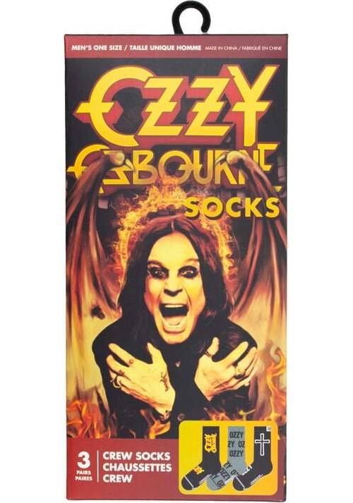 Ozzy Osbourne 3er Pack Giftbox Ponožky vícebarevný