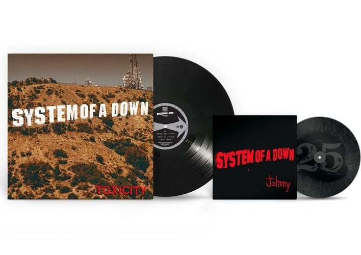 System Of A Down Toxicity (25th Anniversary) LP & 7 inch standard