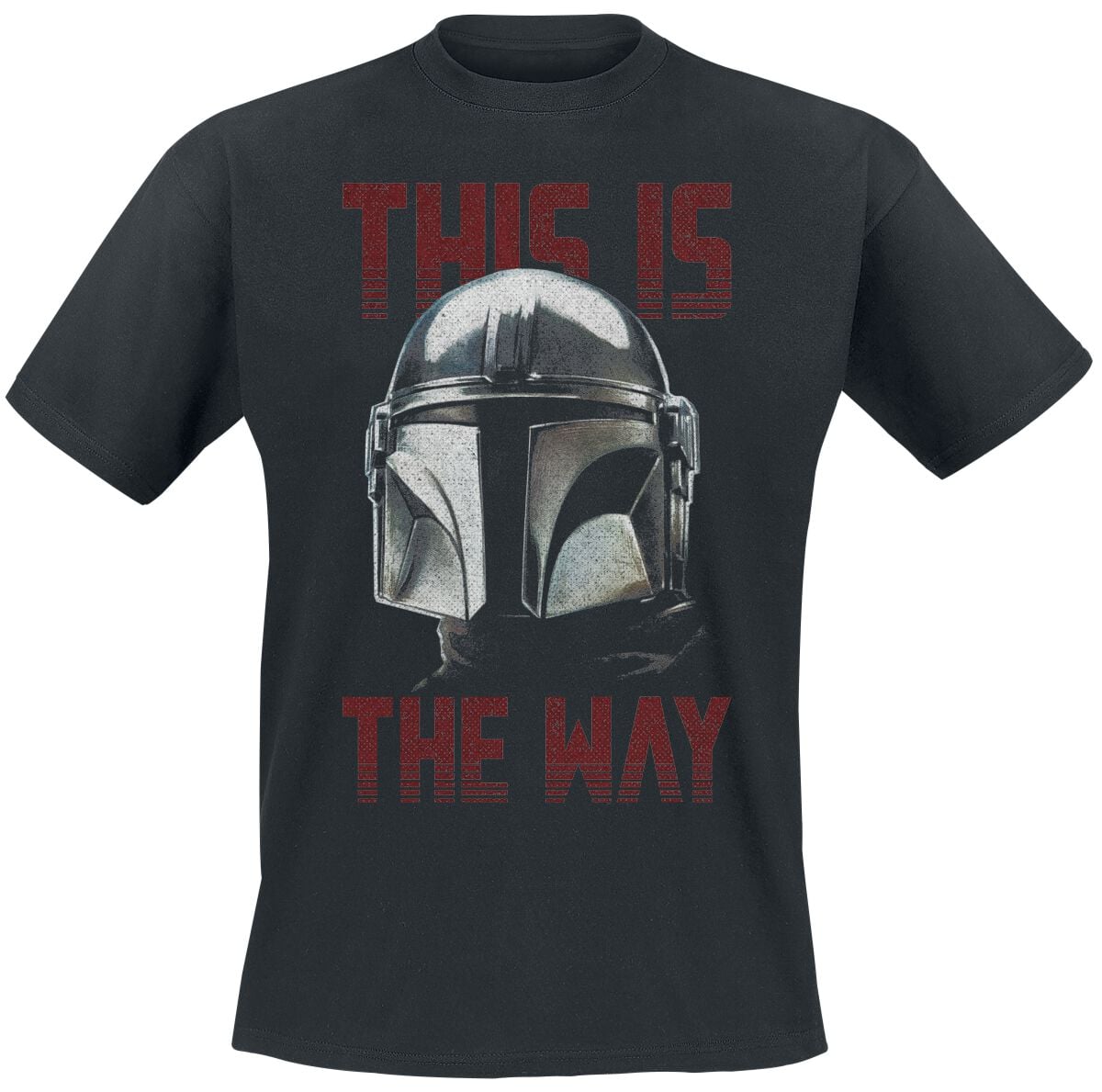 Star Wars Mandalorian & Grogu - This Is The Way Tričko černá