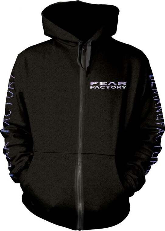 Fear Factory Demanufacture Pocket Mikina s kapucí na zip černá