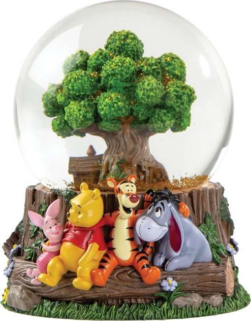 Medvídek Pu Winnie the Pooh 100th Anniversary Waterball by Disney Showcase snehová koule vícebarevný