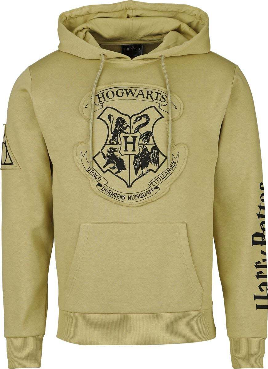Harry Potter Marauder's map Mikina s kapucí béžová