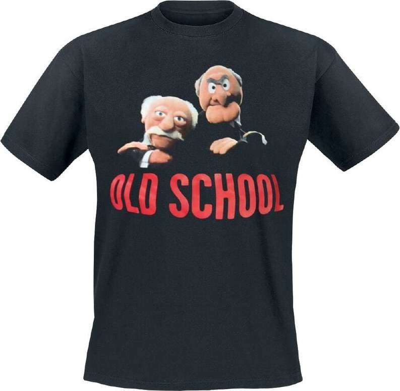 The Muppets Old School - Heavyweight Tričko černá