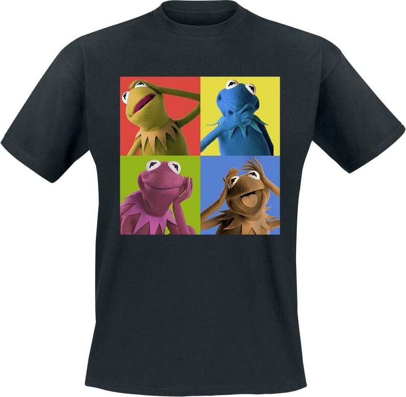The Muppets Warhol Kermit Tričko černá