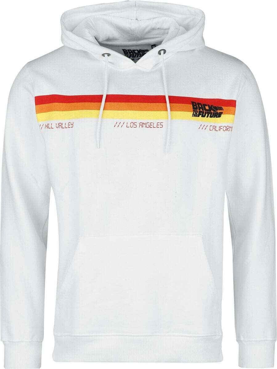 Back To The Future BTFF 35 Mikina s kapucí bílá