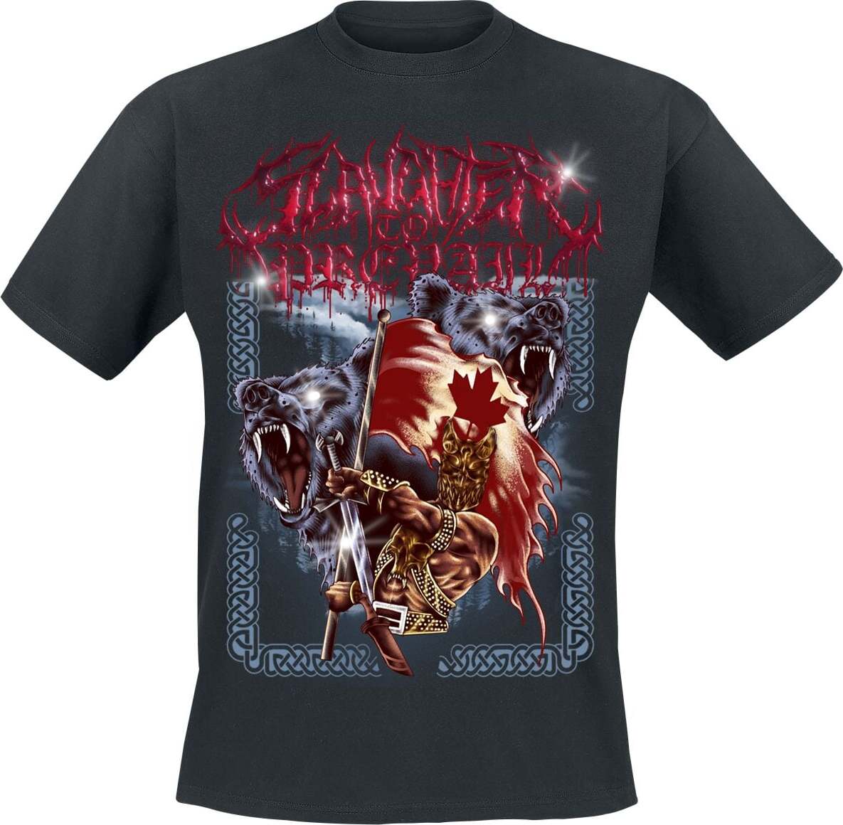 Slaughter To Prevail Bears Tričko černá