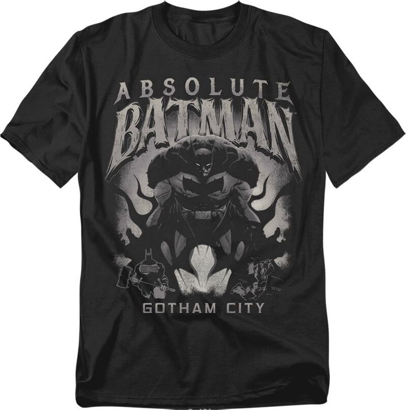 Batman Batman Absolute Gotham City Metal Tričko černá
