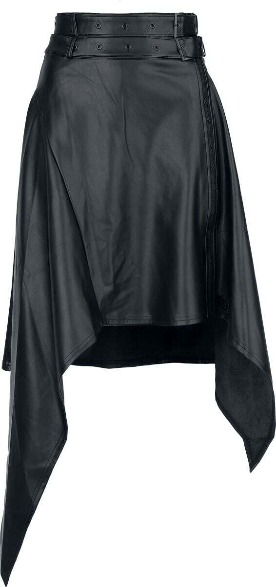 KIHILIST by KILLSTAR Noir Ruin Skirt Sukně černá