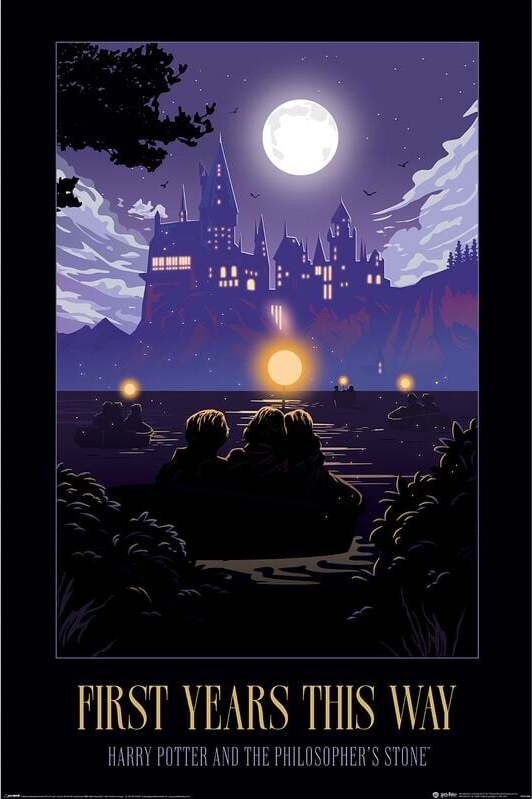 Harry Potter First Years This Way plakát vícebarevný