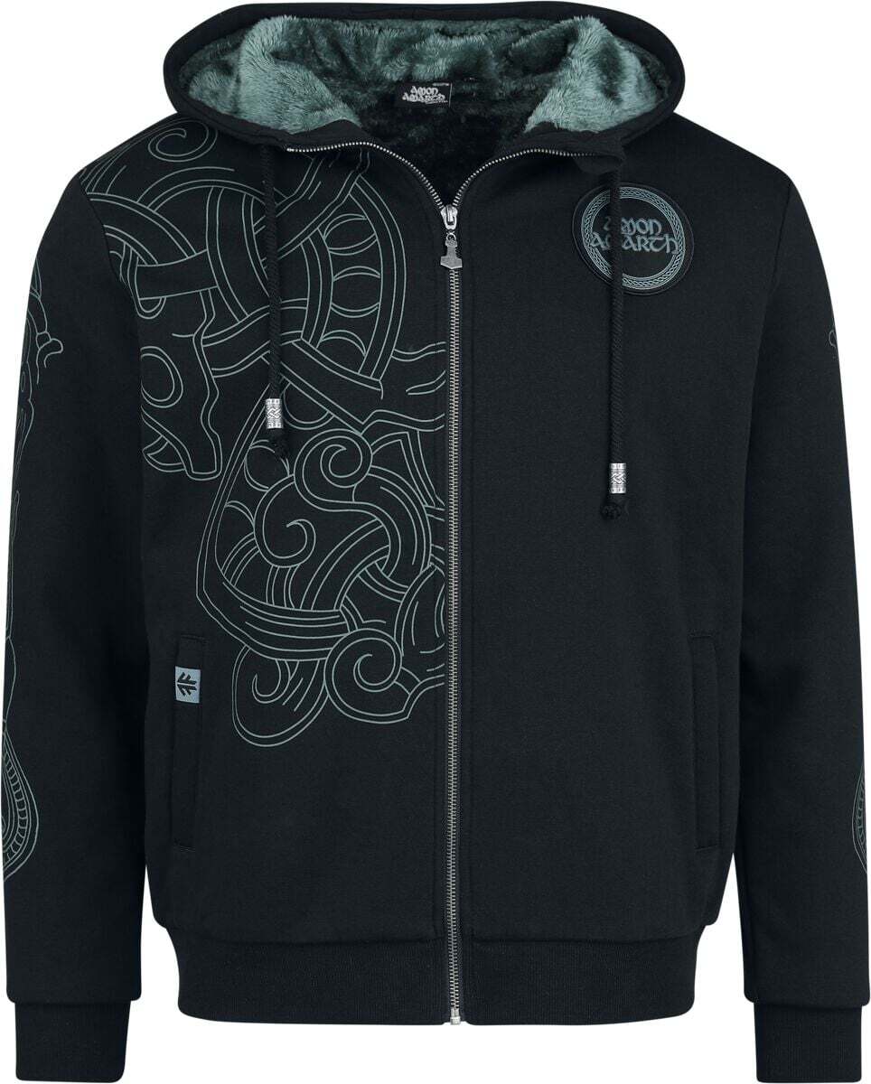 Amon Amarth EMP Signature Collection Mikina s kapucí na zip černá