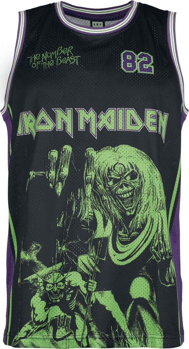 Iron Maiden Amplified Collection - BB Vest Tank top vícebarevný