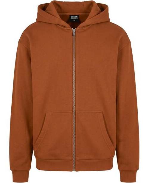 Urban Classics Chlupatá mikina se zipem Mikina s kapucí na zip rez