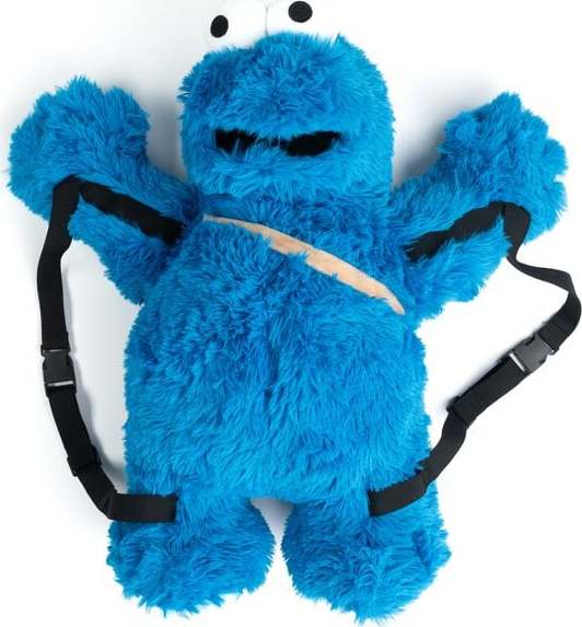 Sesame Street Cookie Monster Batoh modrá/cerná