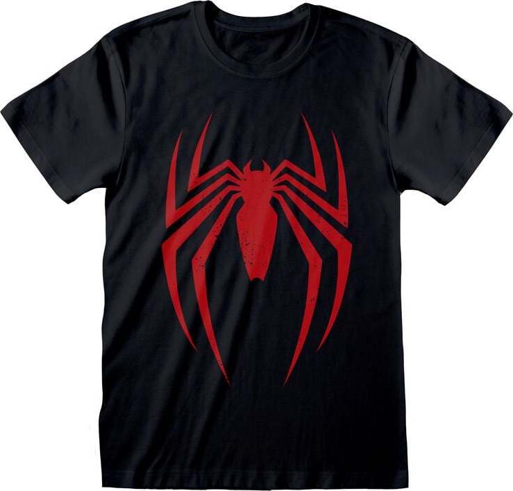 Spider-Man Spiderman Video Game - Spider Symbol Tričko černá