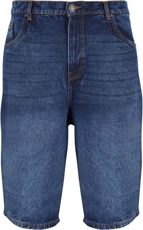 Urban Classics 90's Heavy Denim Shorts Kraťasy modrá