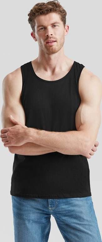 Fruit Of The Loom Valueweight Athletic Top Tank top černá