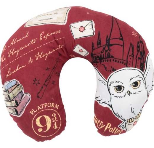 Harry Potter Hogwarts polštár za krk vícebarevný