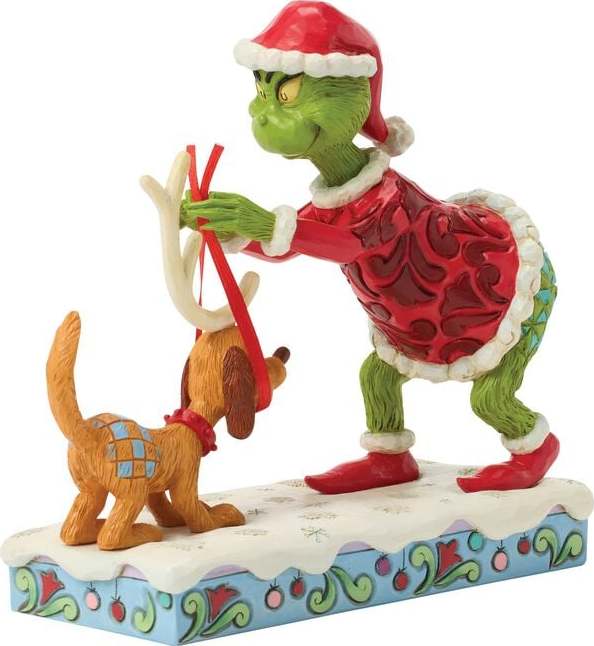 The Grinch Figurka Grinch a Max od Jima Shore Sberatelská postava vícebarevný