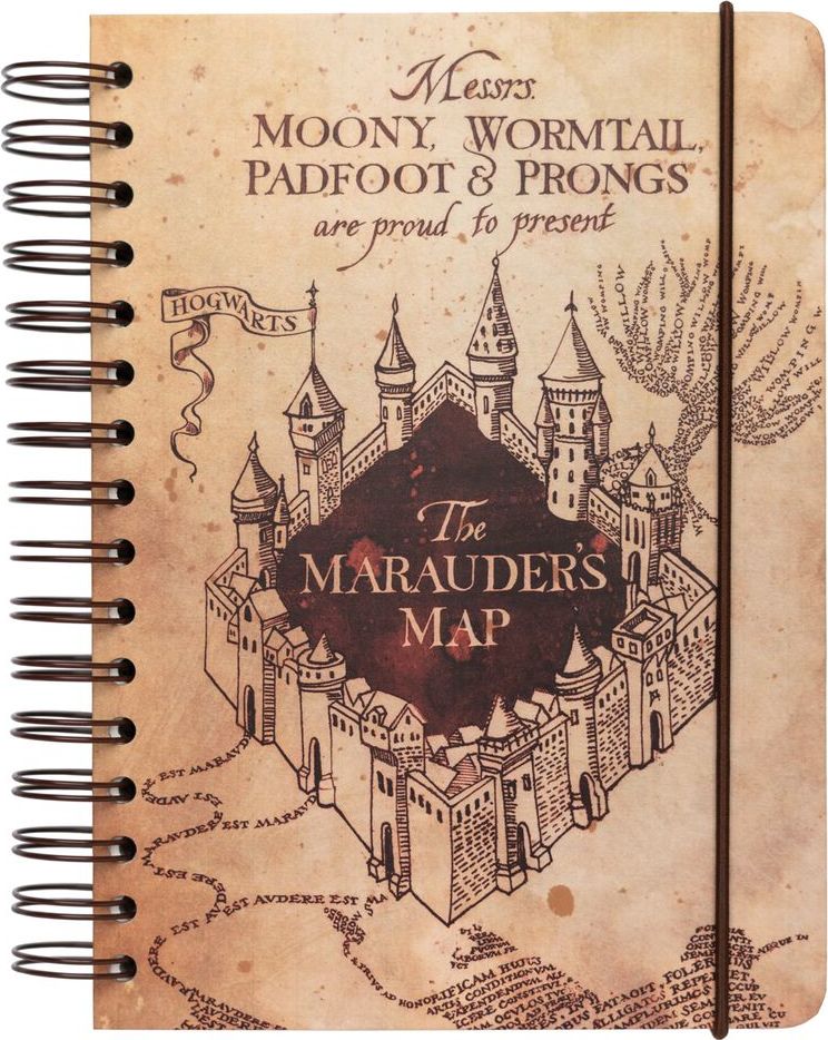 Harry Potter Marauder's Map Notes vícebarevný