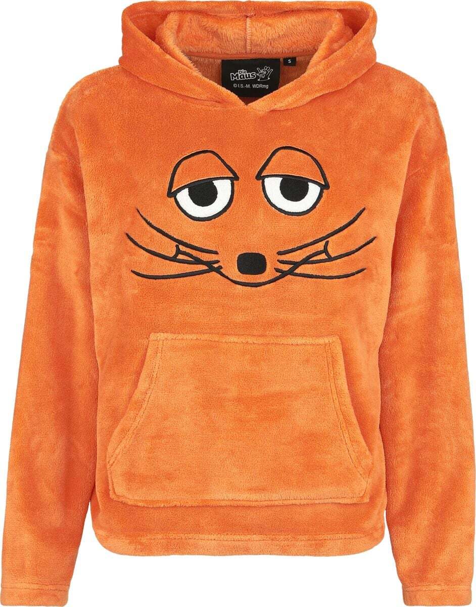 Die Sendung mit der Maus Maus - Kuschelpullover Dámská mikina s kapucí oranžová