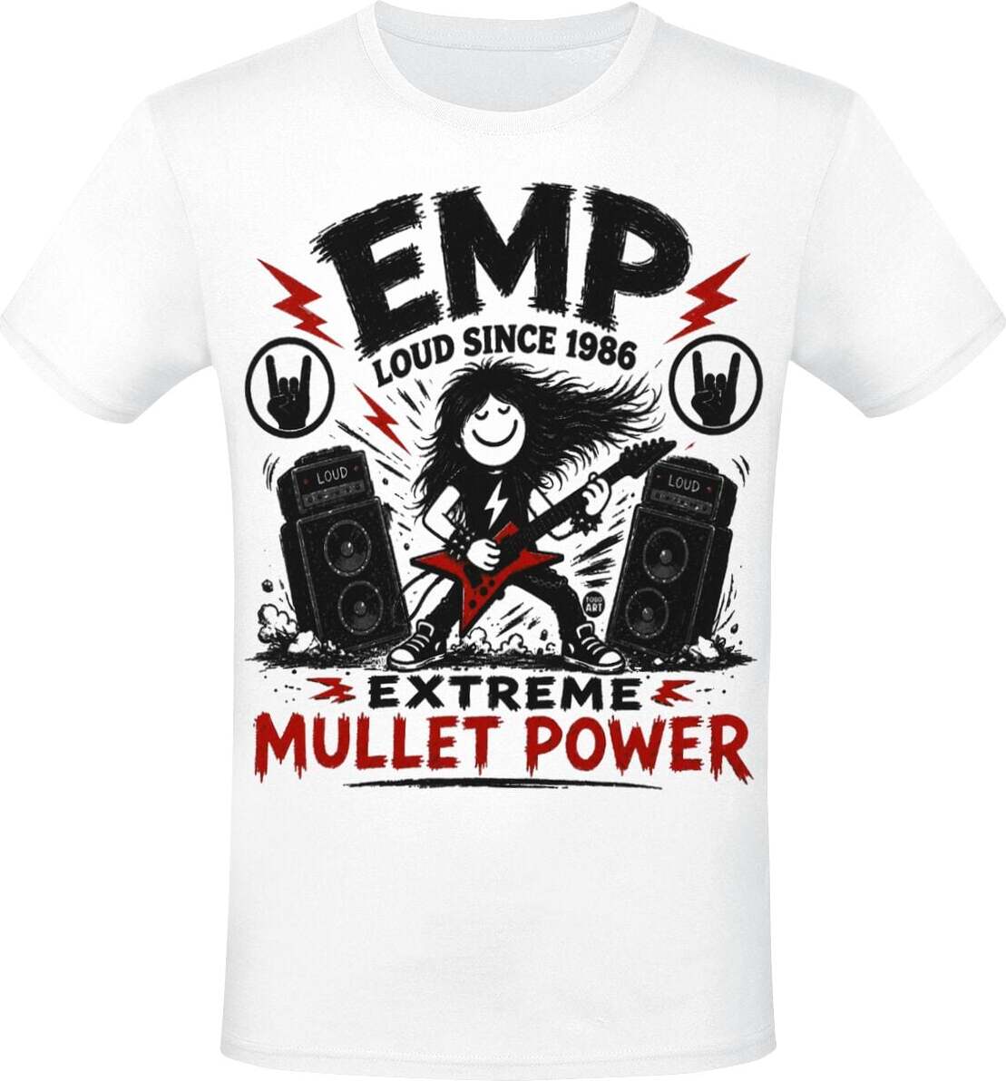 Todd Goldman EMP: Extreme Muller Power Tričko bílá