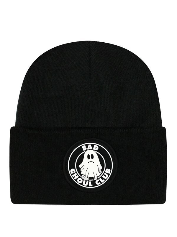 Halloween (Fun) Sad Ghoul Club Beanie čepice černá