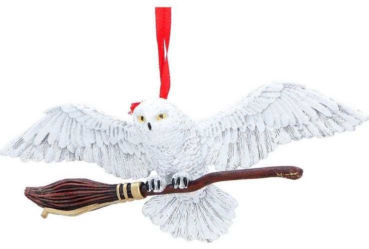 Harry Potter Nemesis Now - Hedwig in Flight Vánocní ozdoba - koule vícebarevný