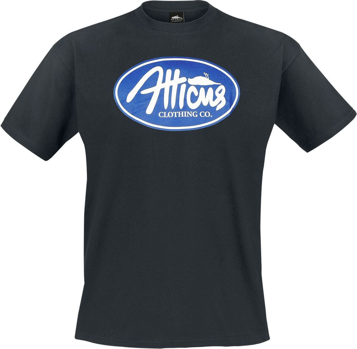 Atticus Plate T-Shirt Tričko černá
