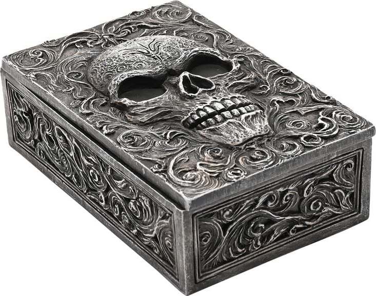 Mystic Legends Skull - Storage Box dekorace šedá