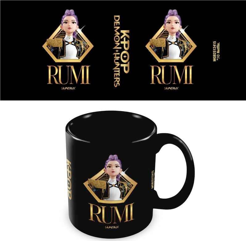 KPop Demon Hunters Golden Rumi - Black Pod Mug Hrnek standard